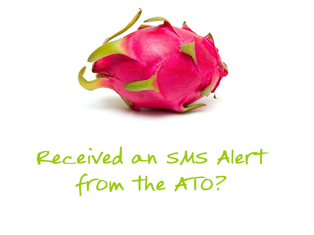 Received an SMS alert from the ATO